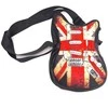 Indominiguitars Išskirtinė gitara formos petinė rankinė su britiška vėliava – muzikos gerbėjams