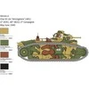 Italeri Char B1 Bis 1:56 plastikinis surenkamas tanko modelio rinkinys