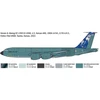 Italeri KC-135 R/FR Stratotanker degalų papildymo lėktuvo modelis 1/72, 91281