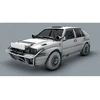 Italeri Lancia Delta Integrale Safari 16V plastikinis modelis 1:12, 33,5 cm
