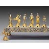 Italfama KARALIUS SAULĖ II: Ypač prabangūs šachmatai iš Bronzos dengti tikru 24K auksu