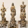 Italfama MEDICI VS PAZZI - dvi svarbiausios šeimos Florencijoje (1478): šachmatai dengti 24K auksu