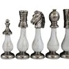 Italfama Metalinės ir dekoruotos medienos šachmatų figūros. Aukštis: 10,3cm., diametras: 2,8cm.