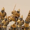 Italfama NAPOLEONAS BONAPARTAS II: Ypač prabangūs šachmatai iš Bronzos dengti tikru 24K auksu