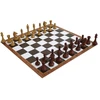 Italfama PVC PREMIUM šachmatų rinkinys 51 x 51 cm. balta - ruda