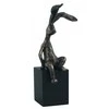 Italfama Triušis ant kubo. Aukštis: 17cm.