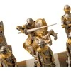 Italfama VIDURAMŽIAI III: ypač prabangūs šachmatai iš Bronzos dengti tikru 24K auksu