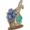 Karoliukų siuvinėjimo rinkinys ant medžio su stovu – Wonderland Crafts