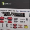 Kelik 3D interjero lipdukai Italeri HMMWV M1036 TOW, 1/35