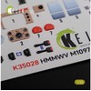 Kelik HMMWV M1097 interjero 3D dekolės ICM/Revell 1/35