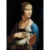 Riolis Kryželio rinkinys "Dama su hermelinu" pagal L. da Vinci paveikslą 30x40 cm SR2222