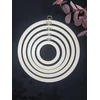 Lankelis siuvinėjimui Nurge Flexi, apvalus baltas, 17 cm