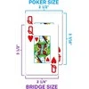 Copag Legacy 4 Colors Poker Size Žaidimo Kortos Dviguba Kaladė (Raudonos Ir Mėlynos)