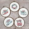 LetiStitch luca S Kalėdiniai retro automobiliai SLETI965