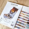 LetiStitch luca S Kalėdų medinis kojinė SLETI948