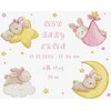 Letistitch Kryželiu siuvinėjimo rinkinys „Baby Girl record“ 41x33cm SLETIL9943