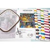 Letistitch Kryželiu siuvinėjimo rinkinys „Užburta biblioteka“ 29x29 cm SLETIL9935