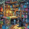 Letistitch Kryželiu siuvinėjimo rinkinys „Užburta biblioteka“ 29x29 cm SLETIL9935
