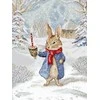 LetiStitch luca S Siuvinėjimo kryželiu rinkinys Christmas Caroling 21x27cm SLETIL9918