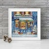 Letistitch Kryželiu siūlų rinkinys Kalėdų dovanos Parduotuvė 21x21cm SLETIL8109