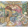 Letistitch Skaičiuotas kryželiu siuvinėjimo rinkinys "Home Library" 35x32cm SLETIL8084