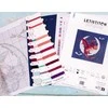 LetiStitch luca S Skaičiuotas kryžiaus dygsnio rinkinys "Drakonas" 20x19cm SLETIL8800