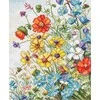 Letistitch Kryželiu siuvinėjimo rinkinys "Laukinės gėlės" 21x18cm SLETIL8091