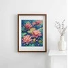LetiStitch luca S Kryželiu siuvinėjimo rinkinys Vandens lelija 23x29cm SLETIL9910