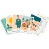 Grimaud Cartomancie Tarot Kortų Rinkinys - L'horoscope de Leila Kortos 55 Kortos 104 Klausimai Nešiojamas
