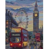 Riolis Kryželiu siuvinėjimo rinkinys - Aine kolekcija "Liūdna Londonas" 30x40 cm SRA1014