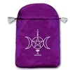 Lo Scarabeo Sensual Wicca Satininis Violetinis Maišelis Kortoms