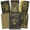 Lo Scarabeo Tarot Gold And Juodas Edition Taro Kortos