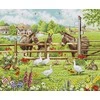 luca S Kryželių siuvinėjimo rinkinys "Asilų kiemas" 39x32 cm SBU5087