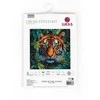luca S Kryželiu siuvinėjimo rinkinys „Tiger of the Jungle“ 27x27cm SBU5048