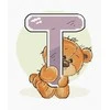 luca S (Nebegaminamas) Raidė „T" SB1221