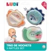 LUDI kūdikio barškučių rinkinys trio