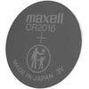 Maxell CR2016 3V ličio monetinės baterijos, 5 vnt. rinkinys