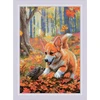 Riolis Kryželiu siuvinėjimo rinkinys. "Susitikimas miške" 21x30 cm SR2303