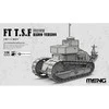 Meng Model Meng SS-021 Prancūzų Renault FT-17 TSF radijo tankas, 1/35