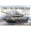 Meng Model Rusų tankas T-72B3M su KMT-8, plastikinis modelis 1/35 Meng
