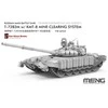 Meng Model Rusų tankas T-72B3M su KMT-8, plastikinis modelis 1/35 Meng
