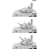 Meng Model Zenitinė pabūklų ir raketų sistema PLB625 surenkamas modelis Meng 1/72 72-018