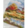 Merejka Kryželiu siuvinėjimo rinkinys „Ruduo“ 11,5×11,5 cm