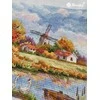 Merejka Kryželiu siuvinėjimo rinkinys „Ruduo“ 11,5×11,5 cm