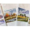 Merejka Siuvinėjimo kryželiu rinkinys „Ruduo“ 11,5×11,5 cm pradedantiesiems