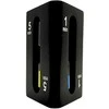 Mirtop 3-in-1 smėlio laikmatis 1–3–5 min, juodas MDF kubas, modernus interjerui