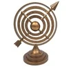 Mirtop Aliumininė sferinė astrolabija 30 cm – retro jūrinė dekoracija