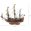 Mirtop Didelis burlaivio San Felipe modelis 80 cm, rankų darbo