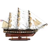 Mirtop Didelis burlaivio USS Constitution modelis 100 cm, rankų darbo