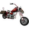 Mirtop Didelis metalinis „Chopper“ motociklo modelis – raudona interjero dekoracija, dovana motociklistui